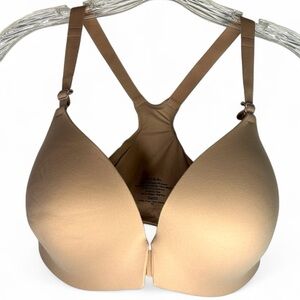 Soma ladies bra 36DDD tan brown Enbliss front closure racer back
